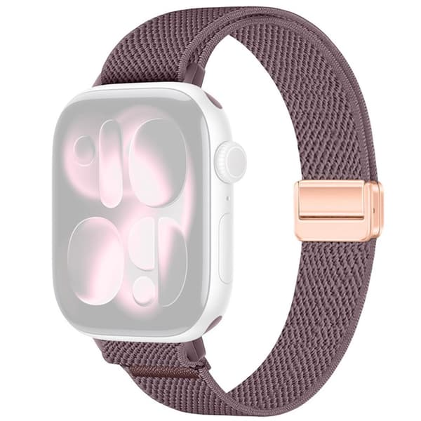 Apple Watch 49/46/44/42mm Slim Nylon Watch Strap - Purple