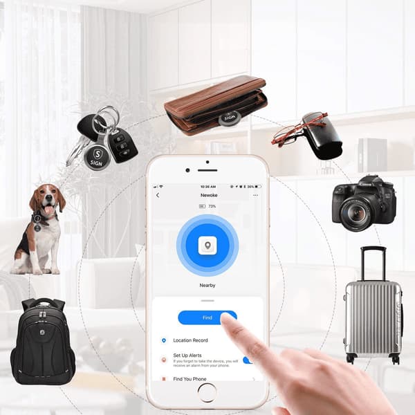 SiGN Smart Bluetooth Finder - Svart Svart