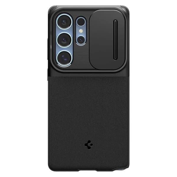 Spigen Samsung Galaxy S25 Ultra Optik Armor Case - Black