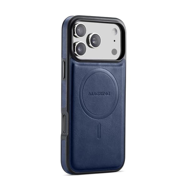 MAGKING K1 iPhone 18 Pro / 17 Pro MagSafe Case PU-leather - Blue