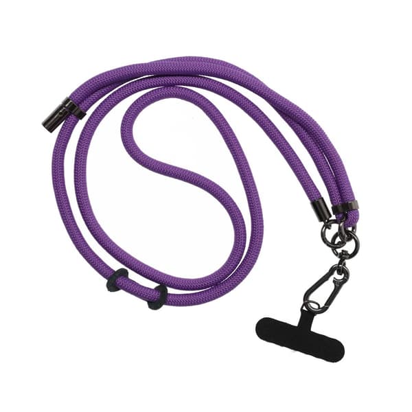 Adjustable lanyard Universal phone case lanyard 0.8mm Pruple