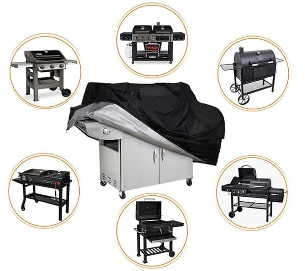 Grillöverdrag, Medium Svart