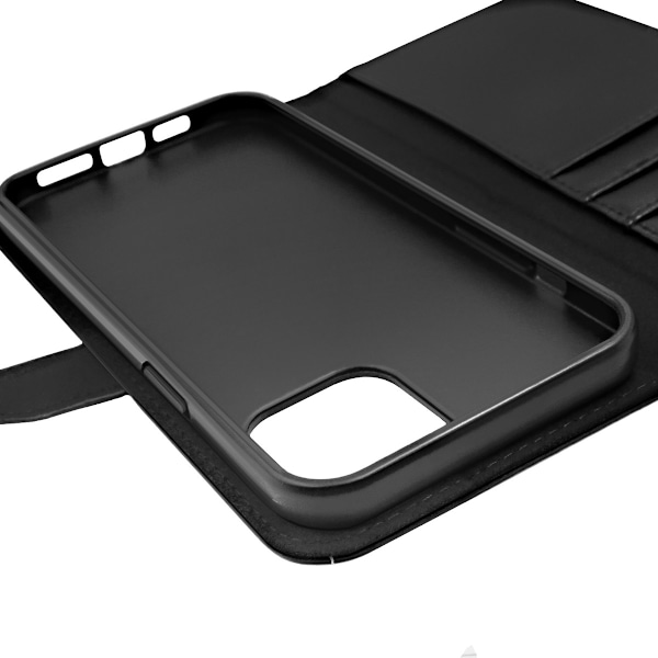 iPhone 12 Pro Max Plånboksfodral med Stativ - Svart