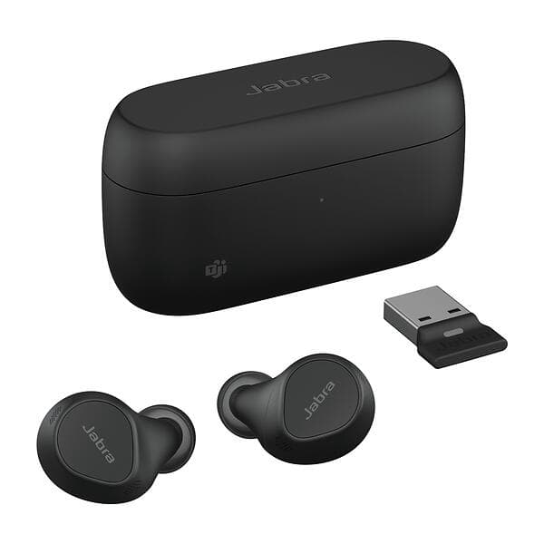 Jabra Evolve2 USB-A MS Wireless In Ear - Svart - Original Svart