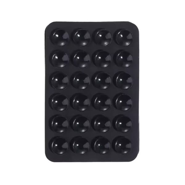 Silicone Sucker Strong Double Sided Mobile phone Glass Self Black