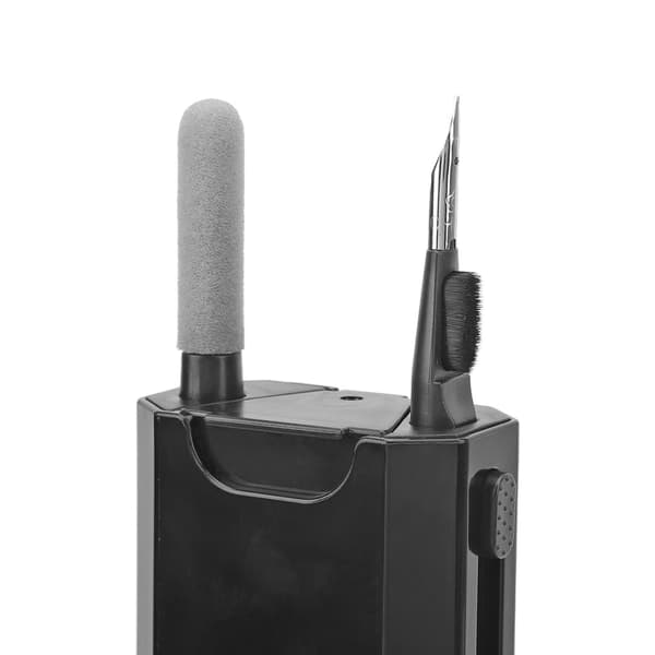 8 in 1 Multifunctional Electronics Cleaner for Mobile Headphones and Computer - Black