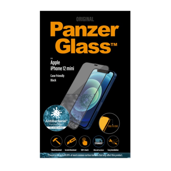 Panzerglass Skärmskydd i Härdat Glas för iPhone 12 Mini