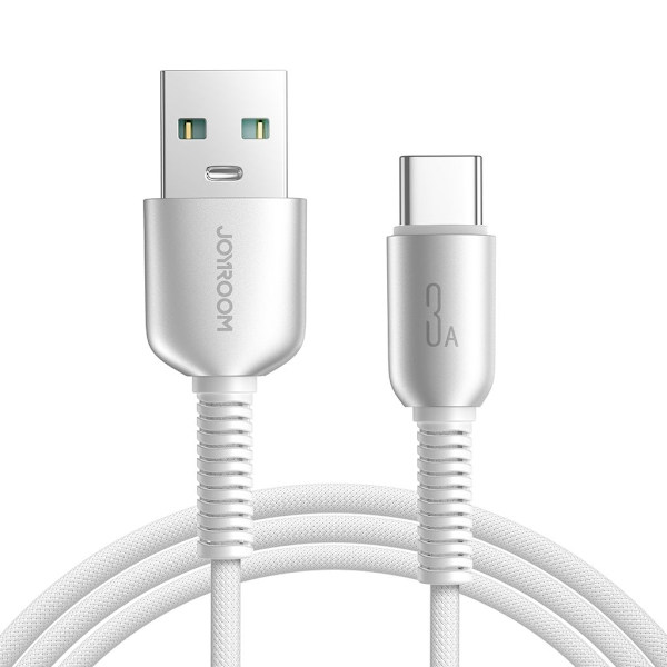 Joyroom USB-A to USB-C cable Fast charging 3A, 1.2m - light gray