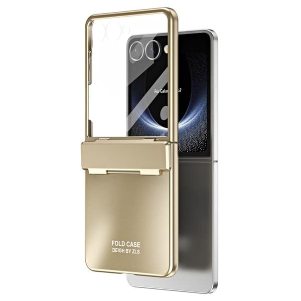 Samsung Galaxy Z Flip7 5G Case with Screen Protector - Gold
