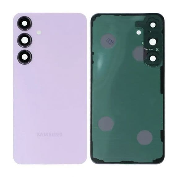 Samsung Galaxy S24 Plus Baksida med tejp - Ljuslila Svart