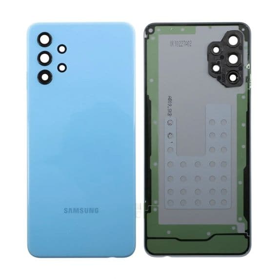 Samsung A32 5G Baksida med tejp  - Blå Svart