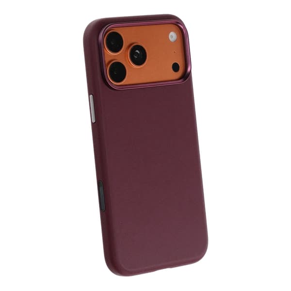 Vegan leather Magnetic Case For iPhone 17 Pro/ 18 Pro Purple