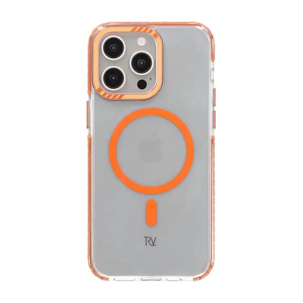 iPhone 15 Pro Rvelon Mobilskal Magnet Förstärkt - Orange
