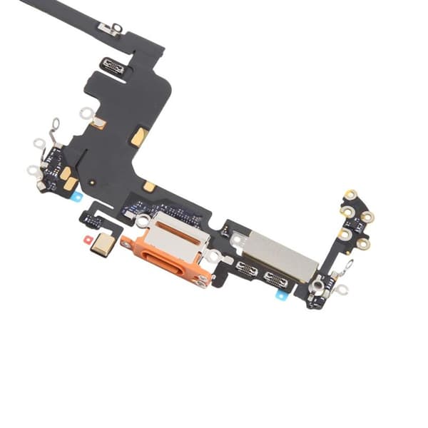 Charging Connector with Flex Cable for iPhone 17 Pro - Orange
