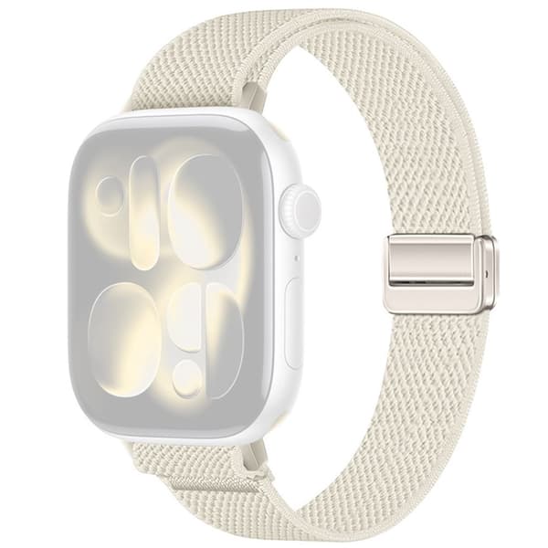 Apple Watch 42/41/40/38mm Slim Nylon Watch Strap - White