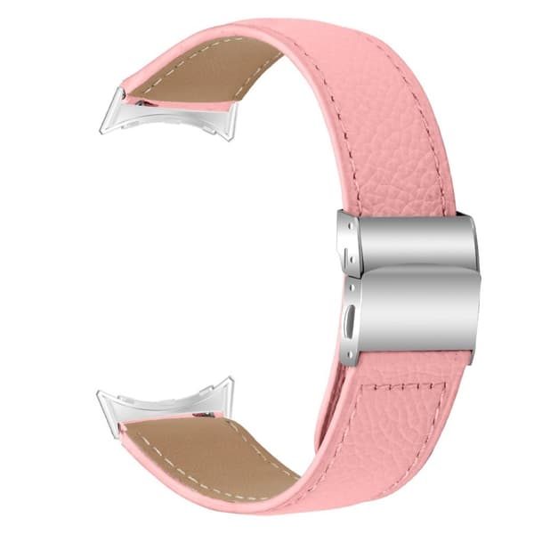 Google Pixel Watch 4 41mm etc. Watch Strap in Leather - Pink