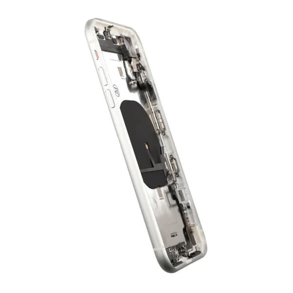iPhone XR Back Cover Complete OEM White With Small Parts