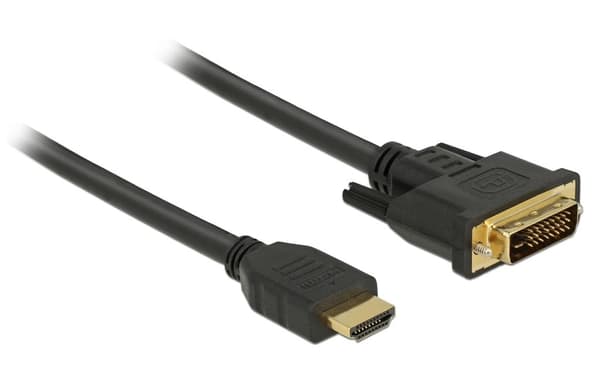Delock HDMI to DVI 24+1 cable bidirectional, 3m