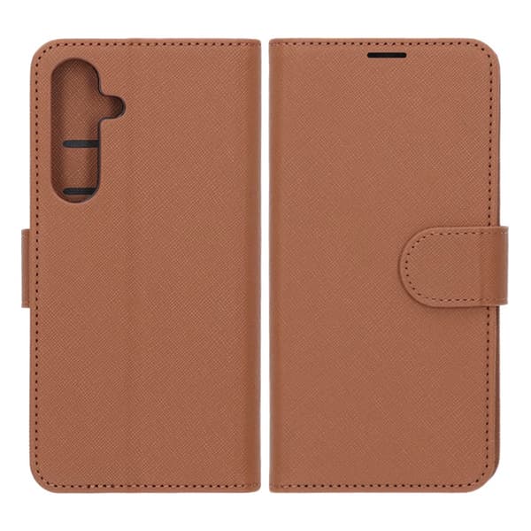 Samsung Galaxy S25 Plus Wallet Case with Stand - Brown