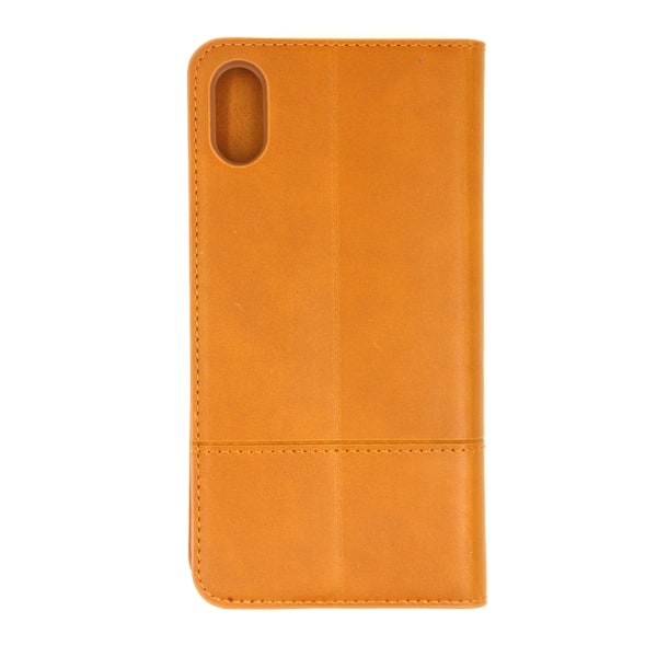 iPhone XR Plånboksfodral Läder Stativ Nuoku - Brun