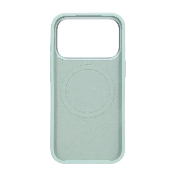 Mobile Case Silicone with Camera Metal Frame for iPhone 17 Pro - Green
