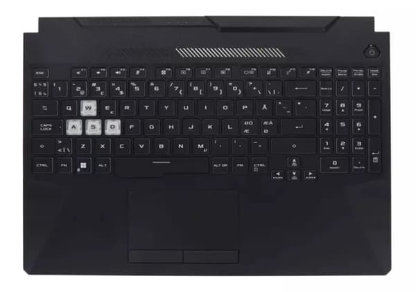 Asus FX506HE-2A Keyboard (NORDIC) Module/AS (BACKLIGHT, 1-ZONE RGB)