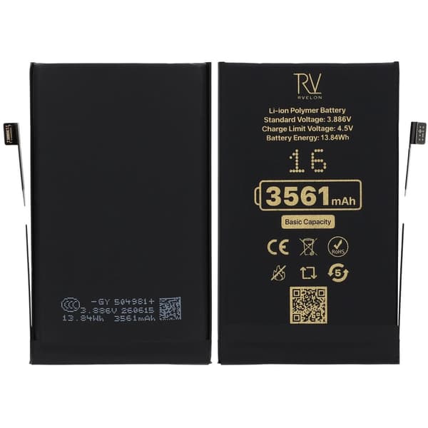 RV Battery iPhone 16 3561mAh Premium