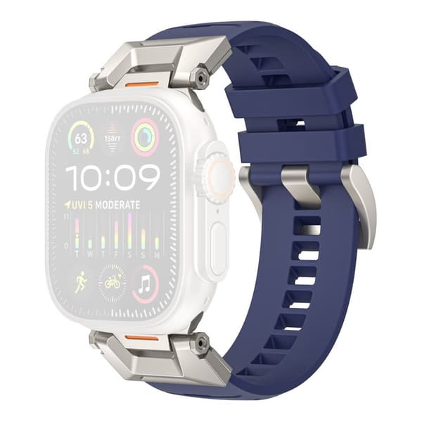 AHASTYLE Apple Watch 49/46/44/42mm Fluororubber Watch Strap - Blue