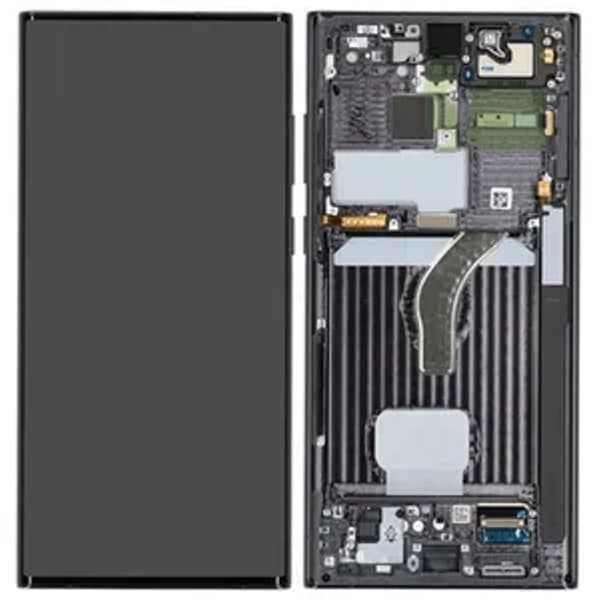 Samsung SM-S908B Galaxy S22 Ultra LCD + Touch + Front Cover - Phantom Black