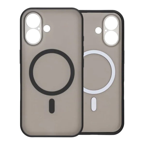 Precise Hole Shield Magnetic Case - iPhone 16 Black