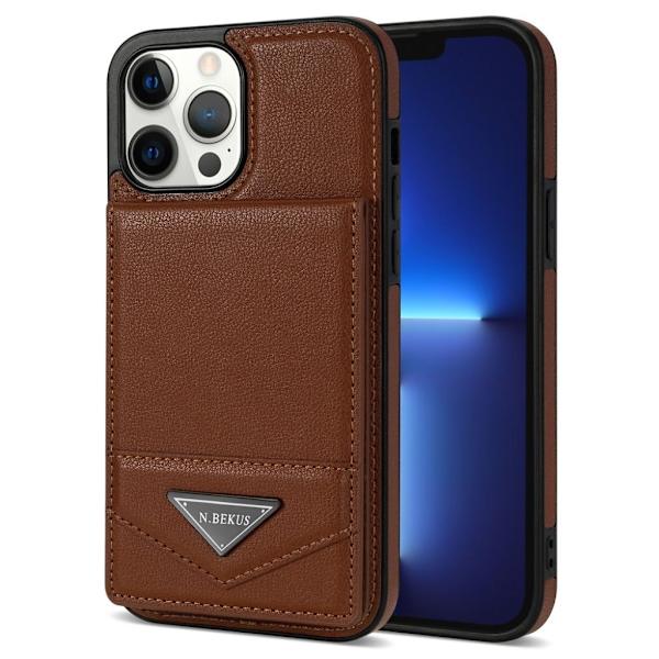 N.BEKUS iPhone 15 Pro Max Case - Brown