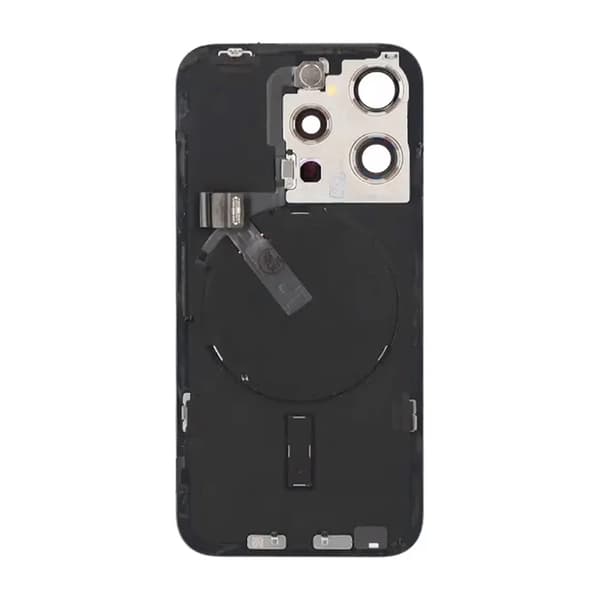 iPhone 15 Pro Baksida Glas Komplett OEM - Vit