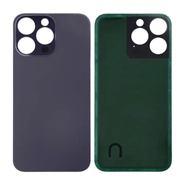 iPhone 14 Pro Max Baksida Glas med tejp - Lila