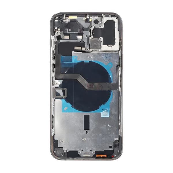 iPhone 12 Pro Max Back Cover Complete OEM Black With Small Parts