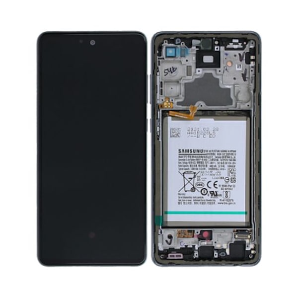 Original Samsung Galaxy A72 4G/5G (SM-A725F) Skärm/Display med