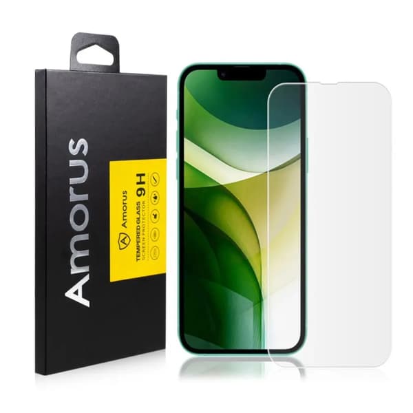 AMORUS iPhone 13 Mini skärmskydd i härdat glas