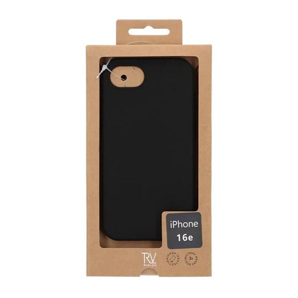 iPhone 16e Silicone Mobile Case - Black