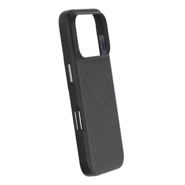 Corrugated Rock Sand Magnetic Case - iPhone 17 Pro Max Black