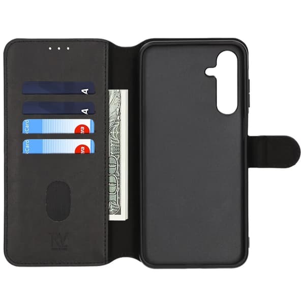 Samsung Galaxy A16 Wallet Case Magnet Rvelon - Black