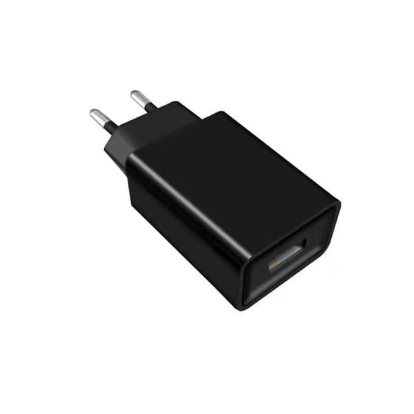 SiGN Väggladdare för iPhone, iPad, Android 1xUSB-A, 2.4A - Svart Svart