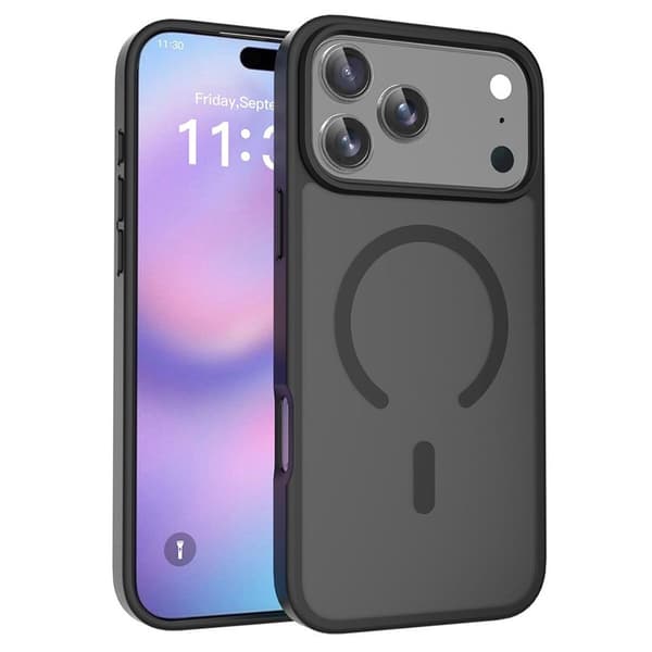 iPhone 18 Pro Max/17 Pro Max Matte Case - Black