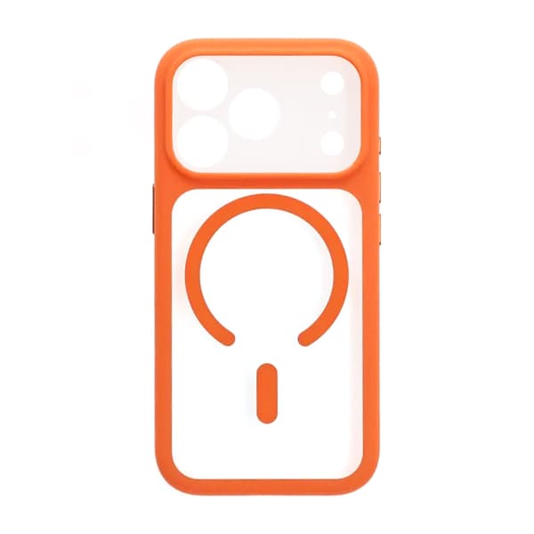 Skal för iPhone 17 Pro Max - MagSafe & Kameraskydd - Orange