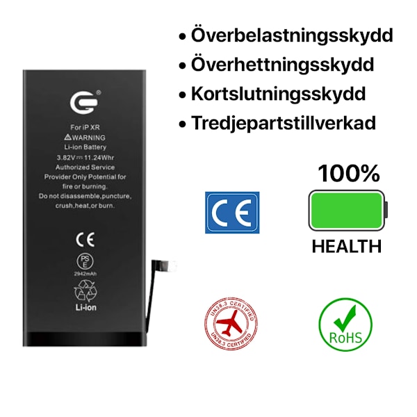 iPhone XR Komplett Batterikit