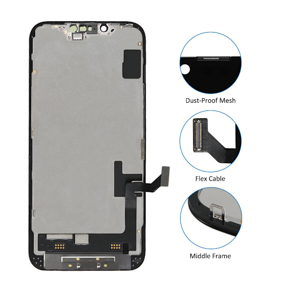 iPhone 14 Plus Skärm med LCD In-Cell RJ