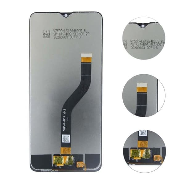 Samsung Galaxy A20s SM-A207F LCD Display & Touch - Original Svart