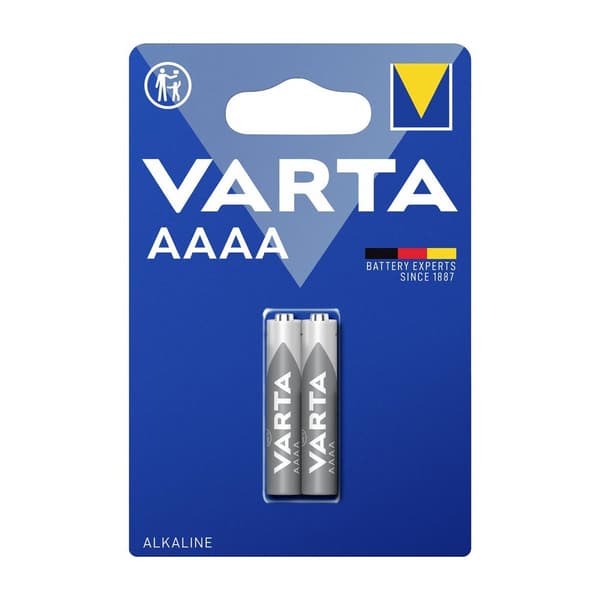 Varta Alkaline AAAA LR61 Battery 1.5V 2-pack