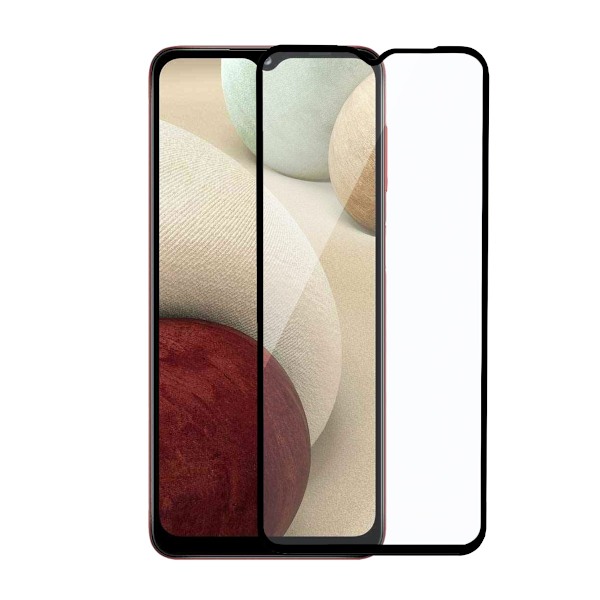 Skärmskydd Samsung Galaxy A02s - 3D Härdat Glas Svart