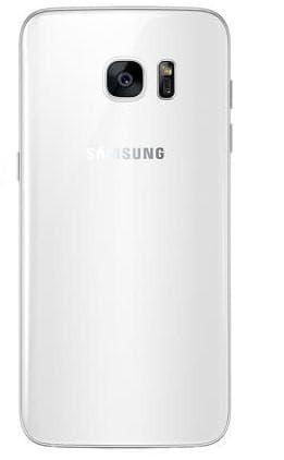 Samsung Galaxy S7 Baksida Med Tejp - Vit Svart