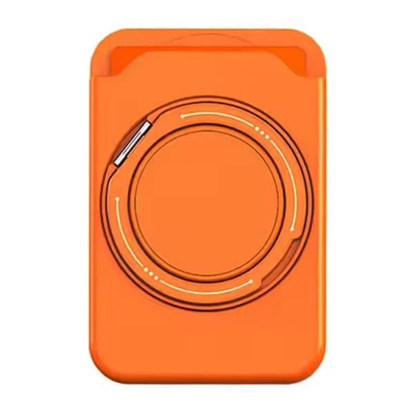 MagSafe korthållare med roterande Ringstativ - Orange
