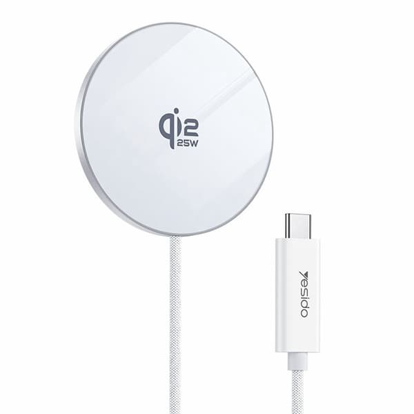 Yesido DS41 Qi2.2 Magnetic Wireless Charger – White